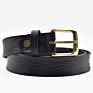 Women Buckle Full Grain Leather Ladies Slim Vintage Belt