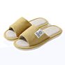 Women Men Bedroom Slippers Colorful Home Furnishing Flax Slippers