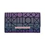 Women Pu Leather Clutch Bag Geometric Holographic Luminous Wallets and Purse