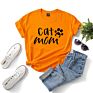 Women T-Shirts Casual Printed Tops Tee Ladies Letter Casual Cotton T-Shirt
