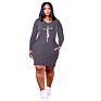 Womens Wholesales V Neck Bodycon Faith Dress Long Sleeve plus Size Women Fall Dresses