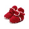 Wonbo Infant Newborn Baby Girls Cotton Shoes Cozy Fleece Booties Non Skid Bottom Newborn Shoes Baby Shoes