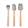 Wood Spatula Wooden Kitchen Spatula Silicone Kitchen Accessories Beech Wood Spatula Brush