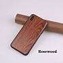 Wooded Tpu Material Shockproof Blank Real Natural Wood Cell Phone Case for Iphone 7 8 plus X Xs Max for Samsung S10 S10Plus