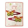 Yane Resin Gradients Butterfly Hair Clip Set for Girls