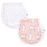 Yiwu Tongtu 2-Layers with Double Sides Reusable Boys and Girls Muslin Baby Burp Cloths