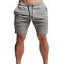 Mens Elastic Waist Fitness Training Sweat Short Pants