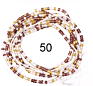Gaby Cotton String Waist Chain Tie on 45 Inch Belly Chian Waist Beads for Women Body Jewelry