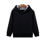 Security Waterproof Hoodie Kids Charming Black Plain Hoodie Childrens Sweatsuits for Beautiful Kids