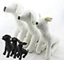 Cute Pet Torsos Models Pvc Leather Models Dog Mannequins Pet Clothing Stand S/M/L