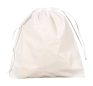 Extra Large Portable Natural Cotton Canvas Cloth Fabric Laundry Drawstring Bag for Hotels