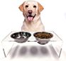 Acrylic Pet Feeder Stand