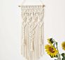 Small Size Handmade Bohemian Wedding Backdrop for Home Art Decor Macrame Wall Hanging