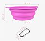 Binaural Food Travel Collapsible Dog Bowl Fast Delivery