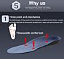 High Elastic Wearable Arch Support Flat Foot Corrective Insoles