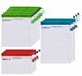 Service Bsci Eco Friendly Reusable Machine Washable Plastic Free Breathable Polyester Storage Organic Mesh Produce Bags