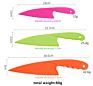 Kid Plastic Kitchen Knife Children's Safe Cooking Chef Nylon Knives Kids Kitchen Knife Set
