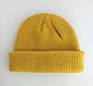 Autumn and Men's and Women's Hip-Hop Hats Solid Color Wild Knitted Hats Warm Hat