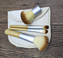 Personalized Foundation Cosmetic Eco Friendly Bamboo Makeup Brushes Set