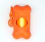 Sanan Pet Dog Poop Holder Rubbish Bags Case Bone Shape Garbage Dispenser Box Clean-Up Bag Carrier Case with 15Pcs Waste Bags