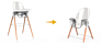 Ivolia Baby Highchair Baby Chair En14988 Multifunctional Baby Wooden Dining Chair Dining Room Furniture Home Furniture Plastic