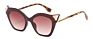 Popular Retro Rhinoceros Horn Shape Cat -Eye Frame Sunglasses for Women and Men