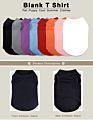 Plain Pet Cat Clothes Dog T Shirt Diy Printing Blank Dog Shirt