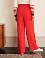 High Waist Women's Casual Pant Wide Leg Drawers with Bow Women's Trousers