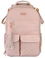 Diaper Bag Backpack Large Capacity Boss Backpack Diaper Bag Featuring Bottle Pockets, Changing Pad, Stroller Clips