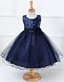 Little Girls' Sequin Mesh Tulle Dress Sleeveless Flower Party Ball Gown Girl Night Dress