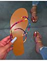 Rts Candy Colors Flip Flop Latest Casual Soft Slippers for Women's