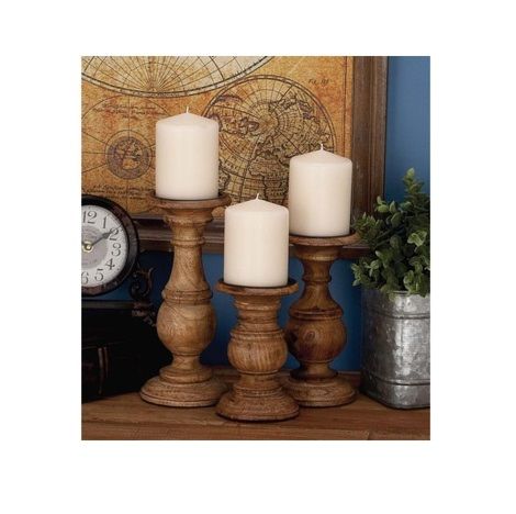 Wood Candle Holder for Tea Light Candle Stand