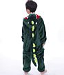 Adult Onesie Animal Cartoon Nightclothes Unisex Christmas Halloween Cosplay Pajama Green Dinosaur