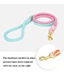 Dog Leash Gradient Color Hand-Dyed Woven Cotton Rope Dog Leash