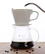 V60 Drip Coffee Colorful Ceramic V Shaped Coffee Brewer Dripper