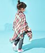 Fall Mommy and Me Kids Buffalo Plaid Blanket Cashmere Scarf for Girls Children
