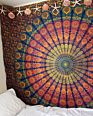 Indian Mandala Big Tapestry Wall Hanging Sandy Beach Throw Rug Blanket Camping Travel Mattress Bohemian Sleeping Pad Tapestries