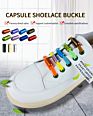 Magnetic Lock Elastic Flat Metal Buckle Shoelaces Magnetic Lock Shoelaces