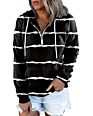 Womens Casual Zipper Hooded Sweatshirts Long Sleeve Fall Tops Cozy Hoodies for Women Pullover