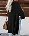 Loose Casual Knitted Cardigan Womens Oversize Sweater