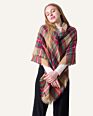 Women's Fall Scarf Classic Tassel Plaid Scarf Warm Soft Chunky Large Blanket Wrap Shawl Scarves