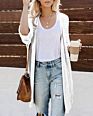 Loose Casual Knitted Cardigan Womens Oversize Sweater
