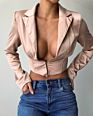 Lb1047 Design Ladies Formal Women Crop Tops