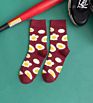 Skateboard Chaussette Homme Fruit Pineapple Cherry Mens Socks European Hip Hop Street Crew Meias Funny Socks