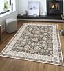 Botanical America Transitional Indoor and Outdoor Dark Colors Area Rug