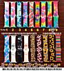 Bracelet for Apple Iwatch 6 Se Tie Dye Printed Silicone Strap Reverse Buckle 22Mm Silicon Watch Band