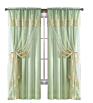Living Room Ready Made American Style Luxury Hotel Jacquard Valance Curtain Design Home Curtain for Windows