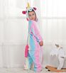 Children Autumn and Cartoon Animal Conjoined Pajama Toilet Version of Children's Home Flannel Pajama