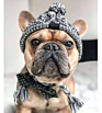 Dog Accessories Pet Hat with Ball Warm Pet Hat for Small Dog Christmas Knitted Wool Hat