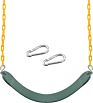 Bodi Outdoor Play Playground Swing Trees Swing Set Heavy Duty Kids Swing Seat with 66 Inch Chain and Snap Hooks
